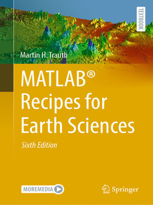 cover image of MATLAB Recipes for Earth Sciences